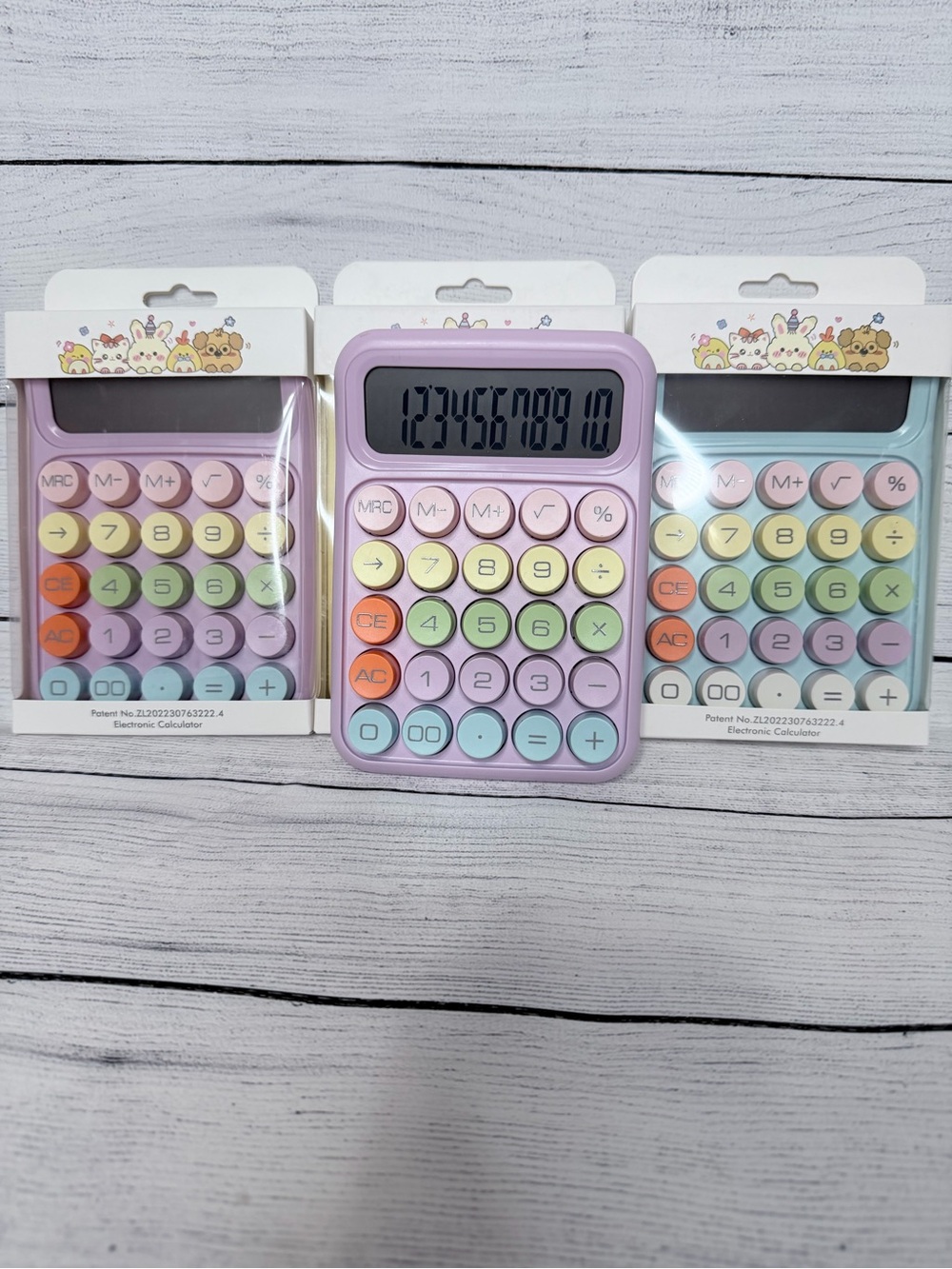💛Calculator with Multicolor Buttons💜🩵 - Picture 2 of 12